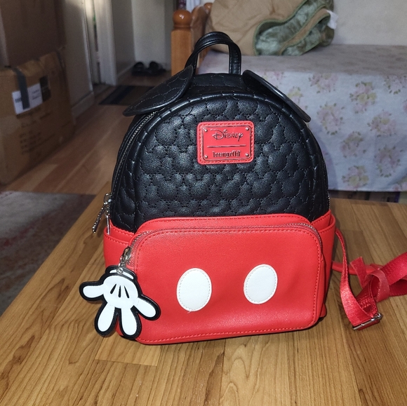 Disney Mickey Mouse Mini Backpack Loungefly Red & Black main image 10